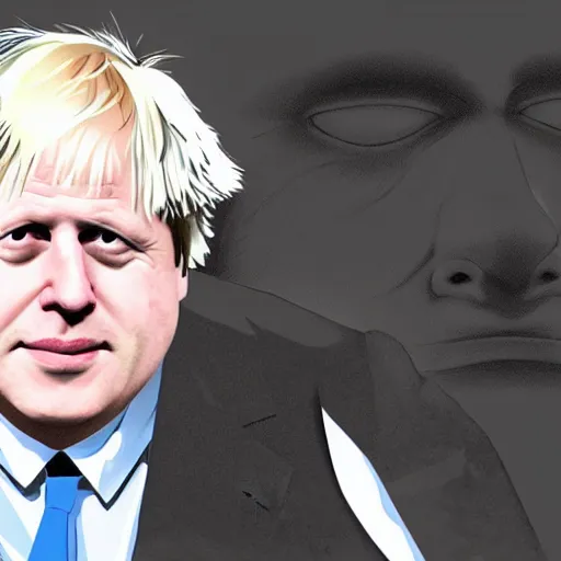 Image similar to Boris Johnson by Studio Ghibli