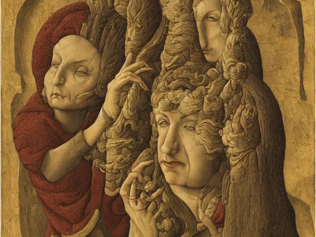 Prompt: a portrait of a character in a scenic environment by carlo crivelli