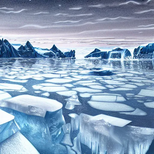 Prompt: Antarctica origin mythos inscribed on ice, cinematic, establishing shot, extremely high detail, photorealistic, cinematic lighting, intricate line drawings, 8k resolution