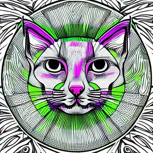 Image similar to portrait of a evil emperor kitten, sticker, highly detailed, colorful, illustration, smooth and clean vector curves, no jagged lines, vector art, smooth