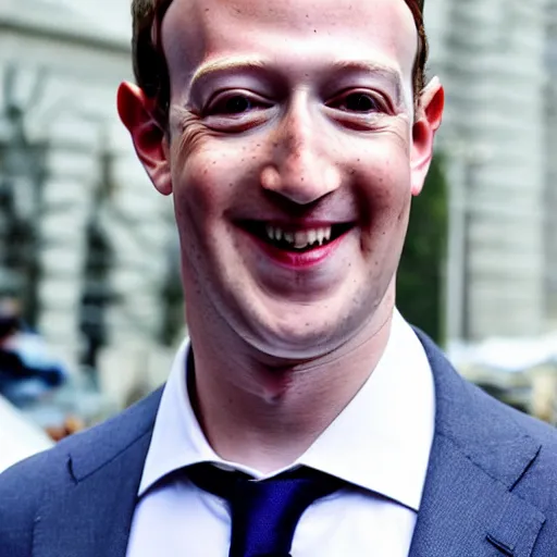 Image similar to Mark Zuckerberg wearing gold chains