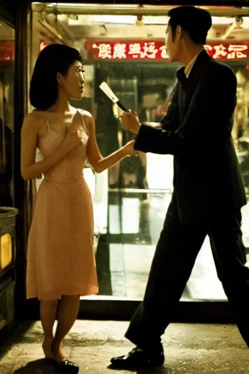 Image similar to in the mood from love directed by wong-kar-wai starring Dichen Lachman