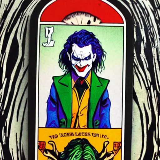 Prompt: The Joker Tarot Card