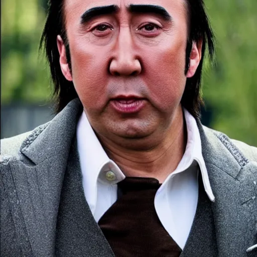 Prompt: Asian Nicolas Cage