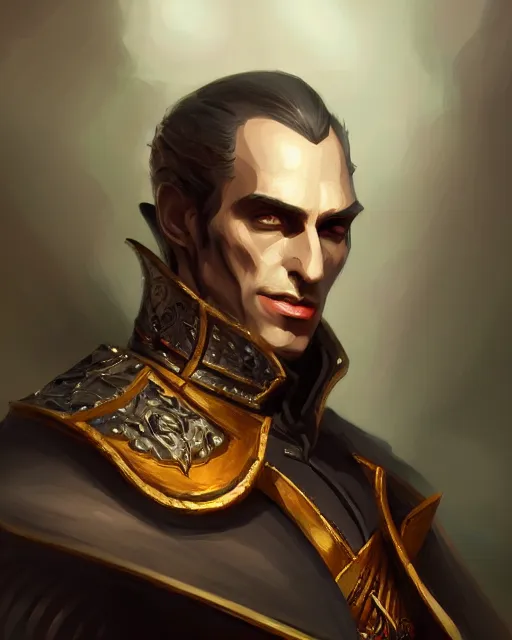 Prompt: Strahd Van Zarovich, D&D, elegant, highly detailed, digital painting, artstation, concept art, matte, sharp focus, illustration