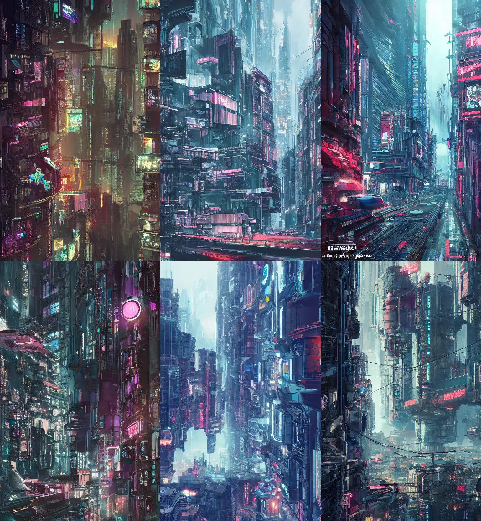 Prompt: cyberpunk Stockholm, surveillance, concept art, dystopian, 8k, fine detail, full of color, intricate detail,