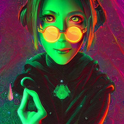 Image similar to skill magic geek inside matrix deepdream radiating a glowing aura stuff loot legends stylized digital illustration video game icon artstation lois van baarle, ilya kuvshinov, rossdraws,