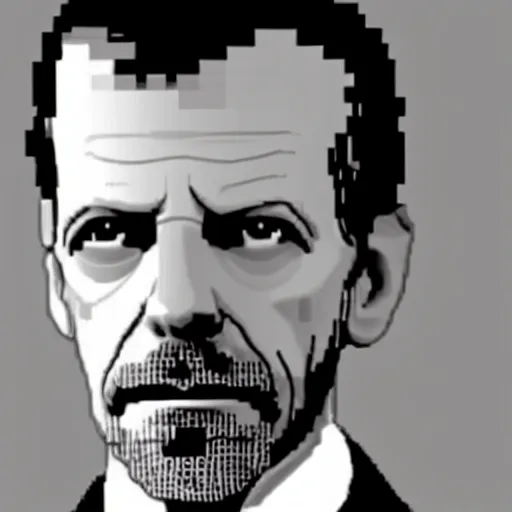 Image similar to Dr. Gregory House in Minecraft art style