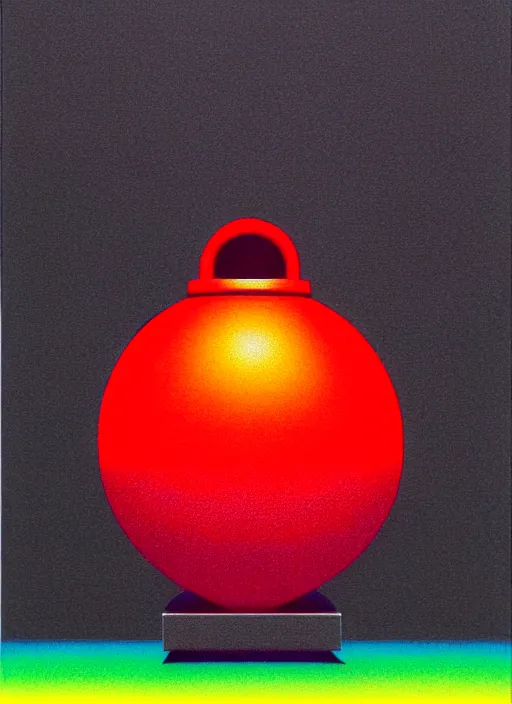 Image similar to 3 d mk 2 grenade by shusei nagaoka, kaws, david rudnick, airbrush on canvas, pastell colours, cell shaded, 8 k,