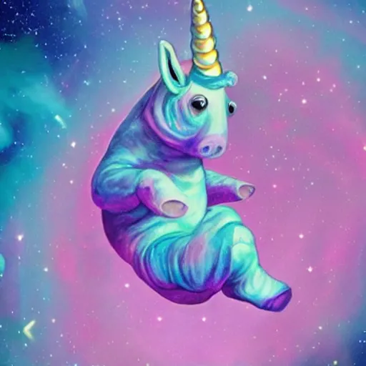 Image similar to photo of a unicorn tardigrade