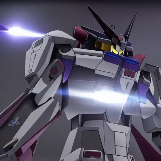 Image similar to a film still from the live action Gundam Unicorn movie, high detail