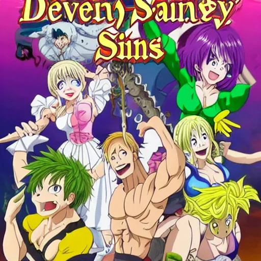 Image similar to seven deadly sins personified