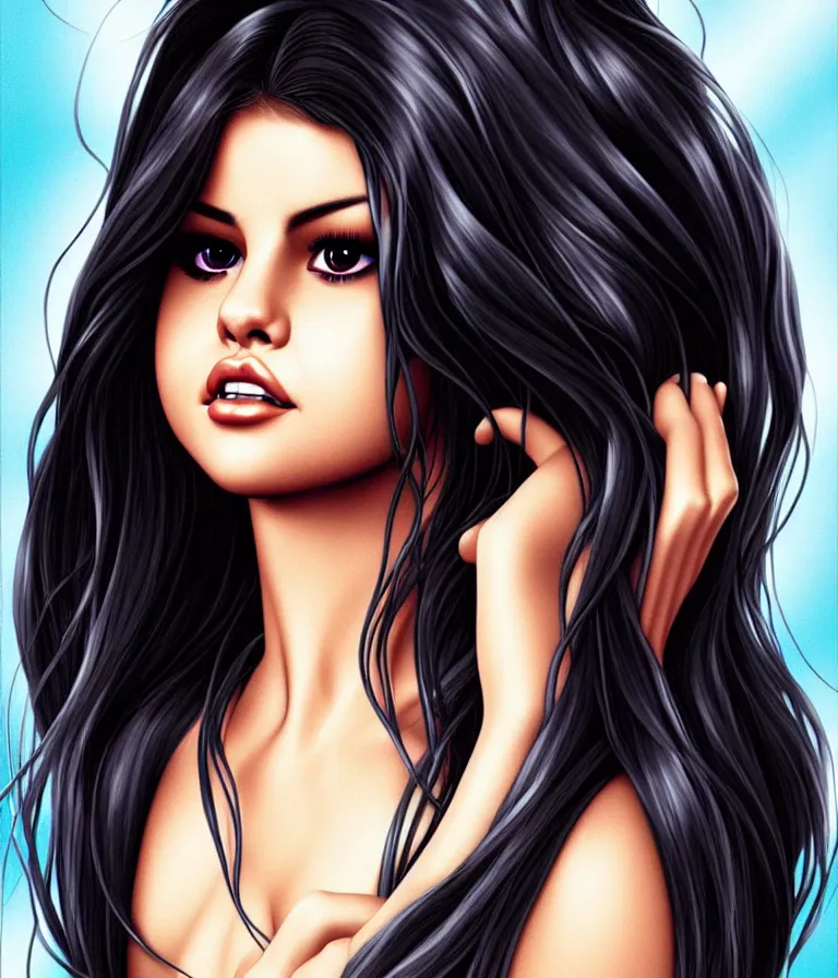 Image similar to Selena Gomez by Artgerm