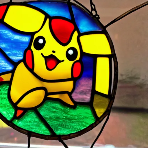 STL file Stained glass of Pikachu (Pokémon) 🖼️・3D printing model to  download・Cults