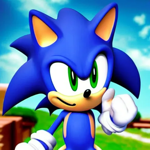 Image similar to sonic the hedgehog 🤷