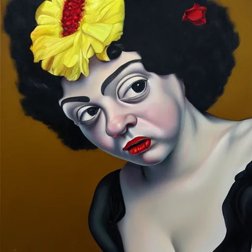 Image similar to high quality high detail painting by lucian freud, hd, betty boop portrait, photorealistic lighting