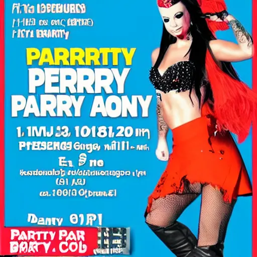 Image similar to party perry concert ad