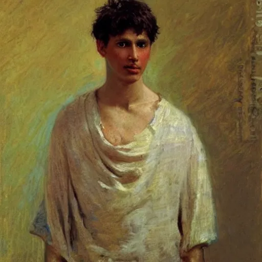 Image similar to augustus, by ilya repin, oil on canvas, 1 8 8 3