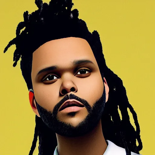 Image similar to the weeknd as a female