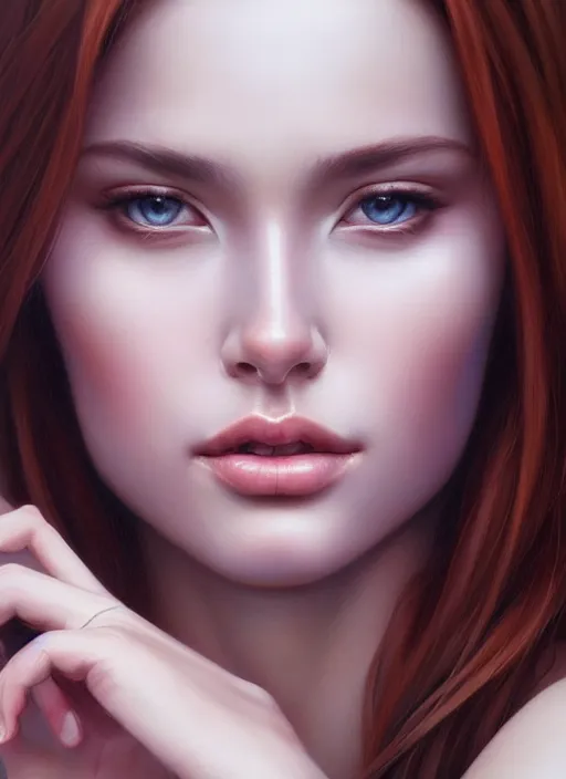 Image similar to photo of a gorgeous young woman in the style of stefan kostic, realistic, sharp focus, 8 k high definition, insanely detailed, intricate, elegant, art by stanley lau and artgerm