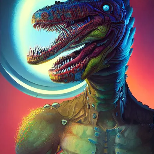 Image similar to Lofi bioPunk portrait tyrannosaurs rex Pixar style by Tristan Eaton Stanley Artgerm and Tom Bagshaw