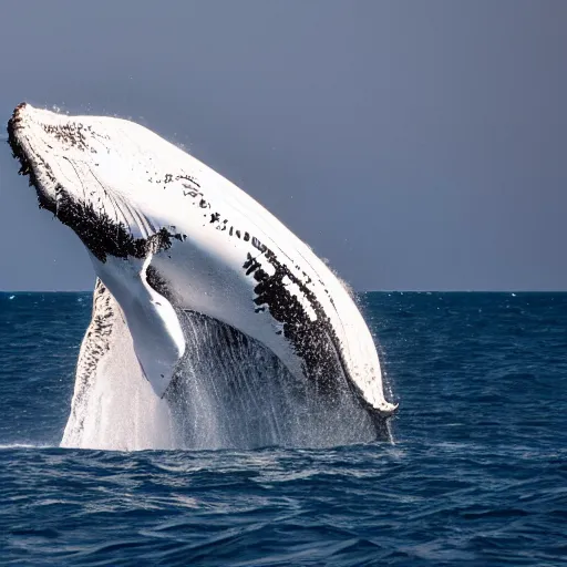 Image similar to white whale in the ocean, canon eos r 3, f / 1. 4, iso 2 0 0, 1 / 1 6 0 s, 8 k, raw, unedited, symmetrical balance, in - frame