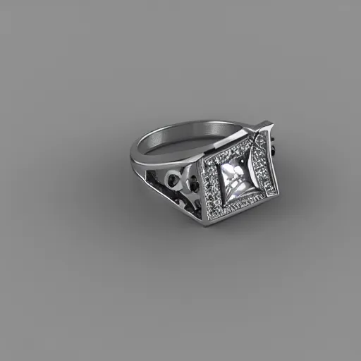 Prompt: diamond magic ring fantasy item, 8 k, fantasy, realistic, volumetric lighting, mood lighting, product view, rendered in cinema 4 d