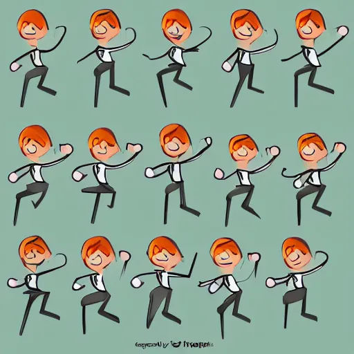 Businessman in various poses set Royalty Free Vector Image