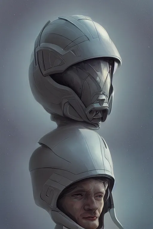 Image similar to sci - fi helmet concept by yintion j - jiang geping, lineart, oil painting, jama jurabaev, wayne barlowe, concept sketches, rejected concepts, digital painting, highly detailed, artstation, sharp focus