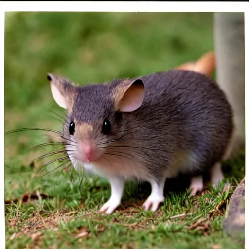 Image similar to The first pikachu (Tonitru Rattus) discovered in nature, circa 1992, photograph