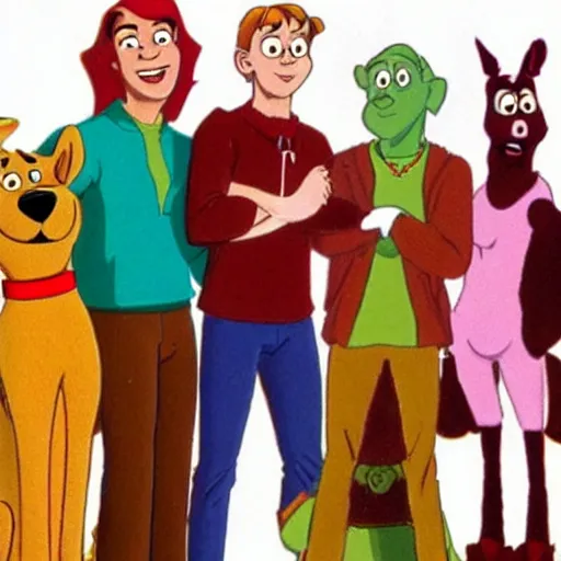 Prompt: real photo of Scooby-Doo