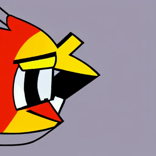 Image similar to An extremely angry bird.