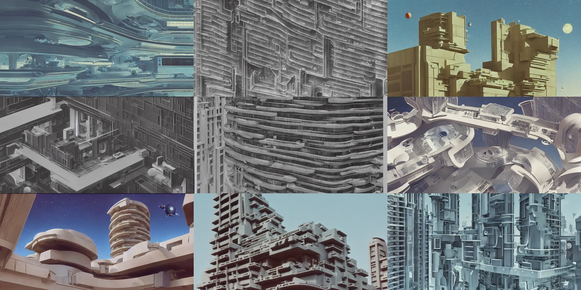 Prompt: Cinestill 800t, 8K, 35mm; beautiful ultra realistic minimalistic lloyd wright in space(1950) film still, looking out from orbit space habitat hotel room scene, 2000s frontiers in retrofuturism architecture magazine September moebius edition, highly detailed, extreme closeup three-quarter scene, tilt shift LaGrange point orbit background, three point perspective, focus on space station hotel;sunflare;wide;DOF, soft lighting