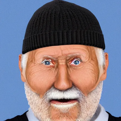 Prompt: portrait of hide the pain harold, accurate and detailed, stock photo, realistic, 8k, by Michelangelo