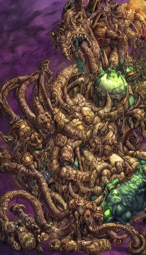 Image similar to The end of an organism, from Warcraft