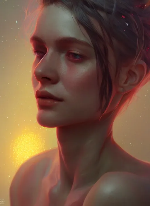 Prompt: aurora, half the world away, au naturel, hyper detailed, digital art, trending in artstation, cinematic lighting, studio quality, smooth render, unreal engine 5 rendered, octane rendered, art style by klimt and nixeu and ian sprigger and wlop and krenz cushart