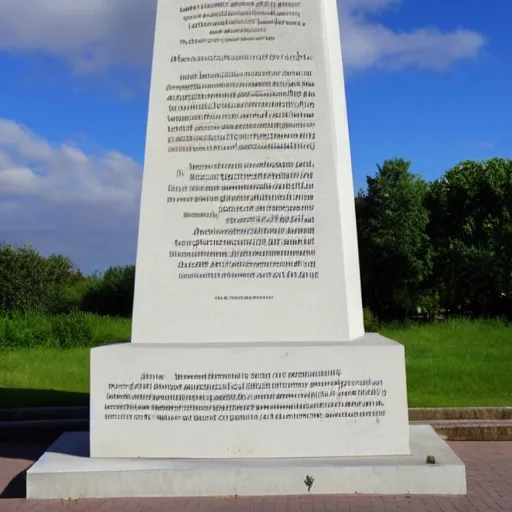 Image similar to monument with the text за абобу