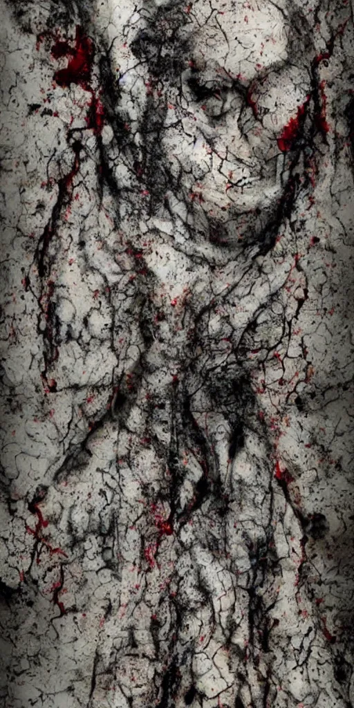 Prompt: feeling rage like never before, surrealism, abstract human face, hidden behind torn cloth swirling violently, abstract cloth simulation, tattered fabric, rags, ragged