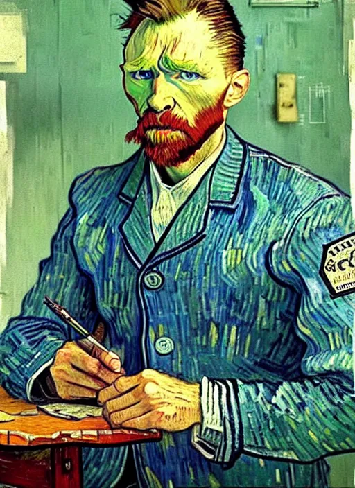 Image similar to hyper realistic capetown painted vincent van gogh by chiara bautista and norman rockwell and greg rutkowski weta studio, and lucasfilm