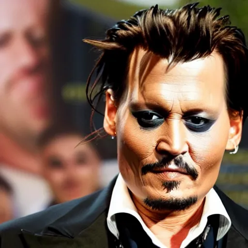 Image similar to johnny depp's face on us dollor