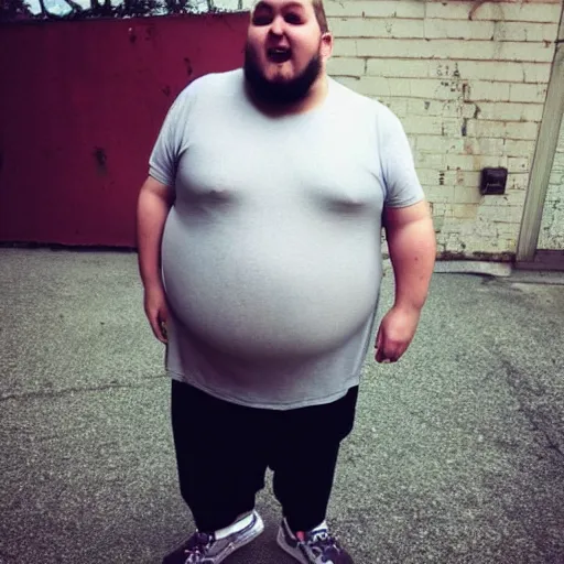 Prompt: Egor Prosvirnin is very fat person