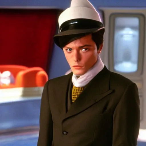 Image similar to alain delon in futurama ( 1 9 9 9 )