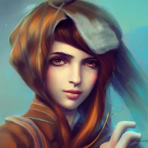 Image similar to jasmine bogaerde, birdy, digital art, artstation