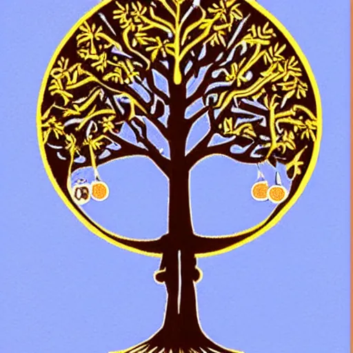 Image similar to kabbalah tree of life