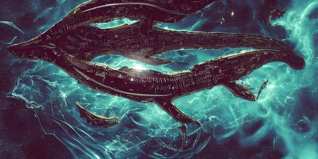 Prompt: eternal four - dimensional!!!!!! leviathan floating in space!!!!!!, sci - fi art!!!!!!!, comprehensive artwork, inextricably detailed, photorealistic, life - like photography!!!!!!, afrofuturist cinema, afrofuturism