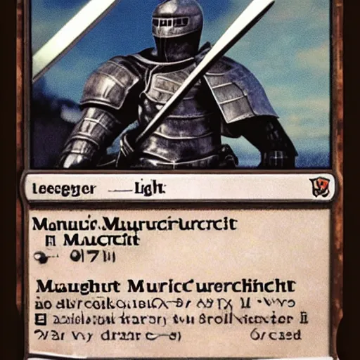 Prompt: Manucript knight