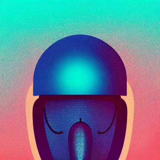 Image similar to portrait of a robot, colorful, modern art deco, mads berg, karolis strautniekas, christopher balaskas, stippled light, fog, moody, fine texture, editorial illustration, dramatic lighting, dynamic composition, detailed, matte print, dynamic perspective, muted color