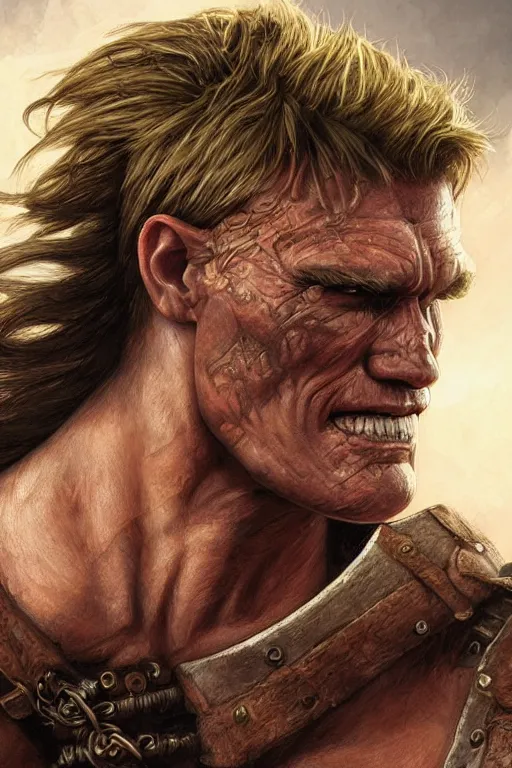 Image similar to ultra realistic illustration, hulking herculean dolph lundgren as a rogue pirate thief from baldurs gate and diablo, intricate from baldurs gate, elegant, highly detailed, digital painting, artstation, concept art, smooth, sharp focus, illustration, art by artgerm and greg rutkowski and alphonse mucha