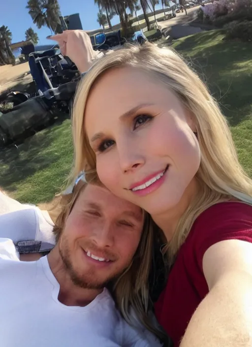 Prompt: first person perspective, 9 0 degrees field of view, pov!!!!!!!!, sexy kristen bell sitting on my lap