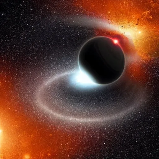 Image similar to world inside the black hole